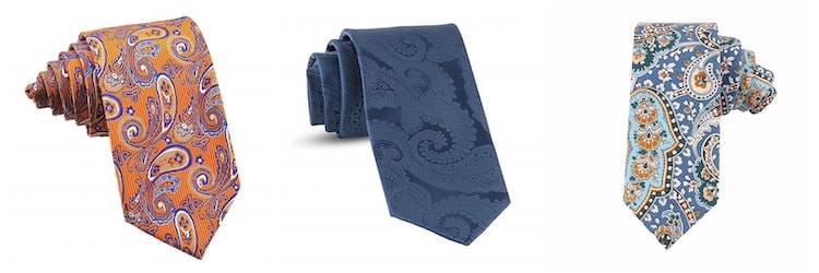 paisley ties paisley ties