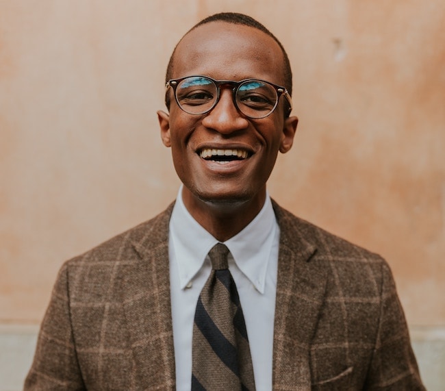 brown and black striped four-in-hand knot tie brown and black striped four-in-hand knot tie