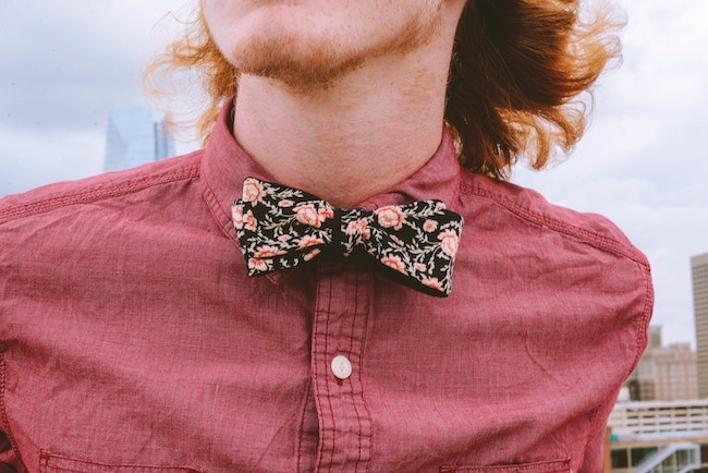 floral bow tie floral bow tie